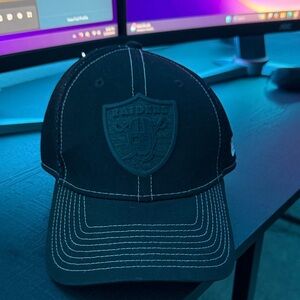 Las Vegas Raiders New Era Black 39THIRTY NFL Cap
